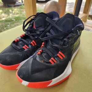 Nike Jordan Zion 1 Black White Crimson Red Basketball Shoes Size US 9.5